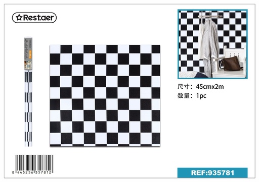 [935781] Rollo adhesivo de papel tapiz 45cm*2.0m diseño estampado - Decoración de paredes