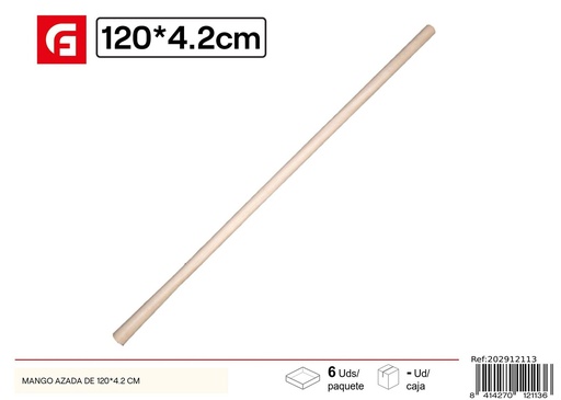 [202912113] Mango de azada 120*4.2 cm - Herramientas de jardinería