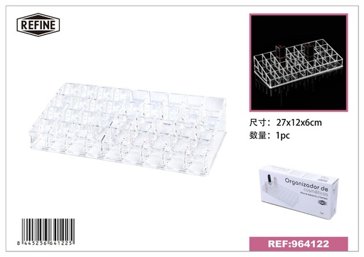 [964122] Organizador de cosméticos PS 6*27*12cm transparente - Artículos de belleza