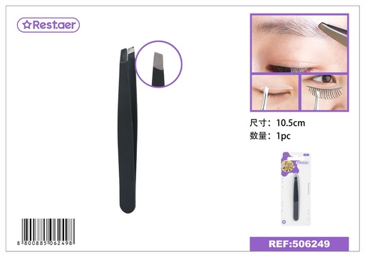 [506249] Pinza de cejas con pintura en spray 10.5cm para belleza