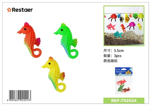 [702024] Adorno de acuario caballo de mar 5.5 cm - Decoraciones acuáticas