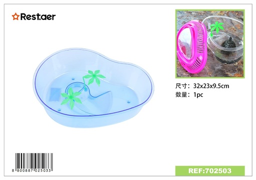 [702503] Recipiente para tortuga 32*23*9.5 cm - Accesorios para acuarios