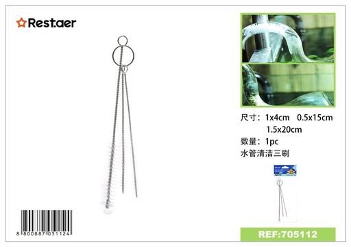 [705112] Cepillo de limpieza de acuarios 1.5*20cm - Accesorios para acuarios