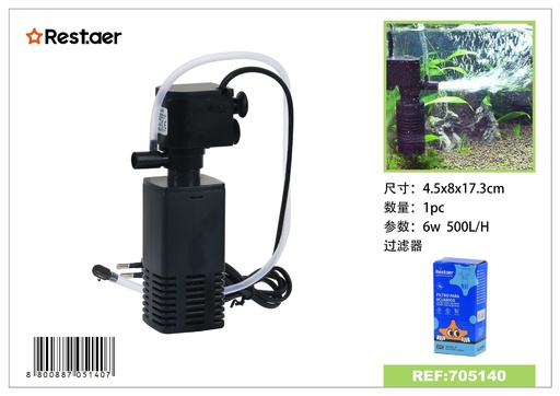 [705140] Filtro de acuario 6W - Equipos electrónicos para acuarios