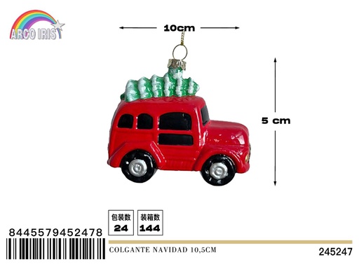 [245247] Colgante de Navidad 10.5 cm - Decoración navideña