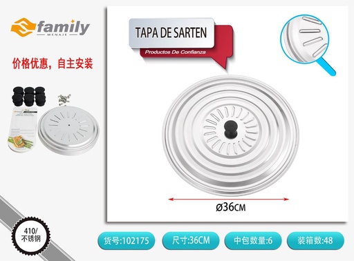 [102175] Tapa de sartén 36 cm - Utensilios de cocina