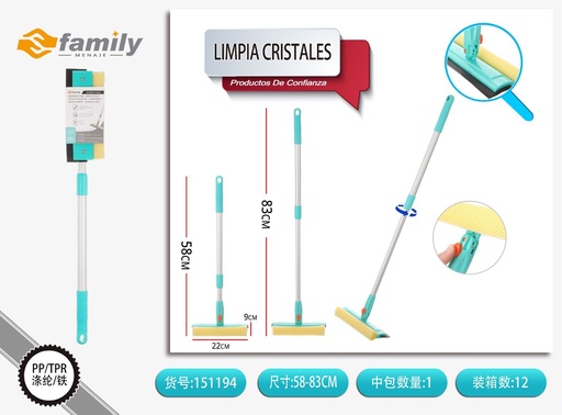 [151194] Limpia cristales color azul 56-83 cm - Accesorios de limpieza