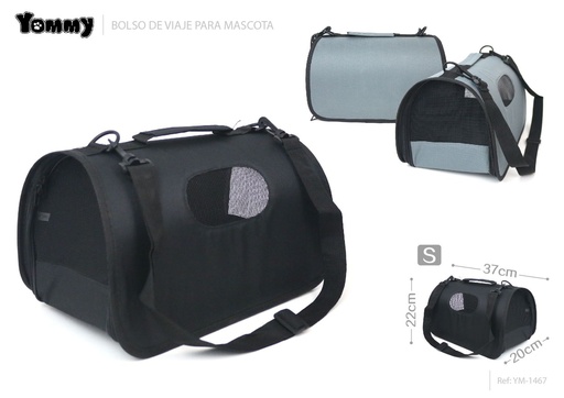 [YM1467] Bolso viaje mascotas S:37x22x20 cm - Accesorios para mascotas
