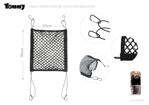 [YM0552] Red aislante doble capa de perro 30x25 cm - Accesorio para mascotas