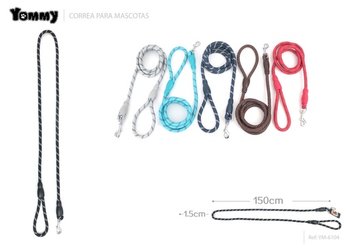 [YM6104] Cuerda de 1.5x150 cm - Accesorios para mascotas
