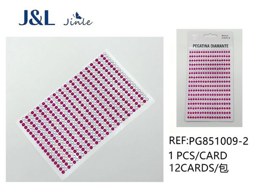 [PG851009-2] Pegatinas autoadhesivas de diamantes acrílicos AB 4mm, rosa melocotón, 567 piezas