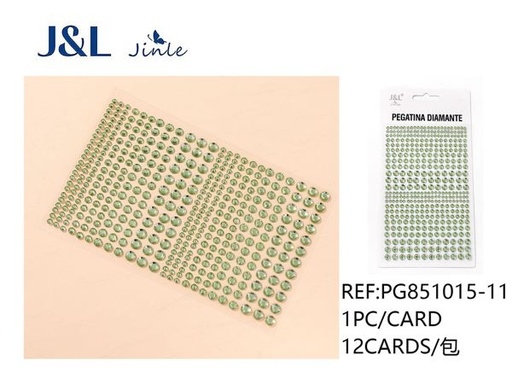 [PG851015-11] Pegatinas autoadhesivas de diamantes acrílicos