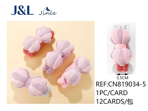 [CN819034-5] Banda facial de conchas 5.5 CM - Accesorio para el cuidado facial