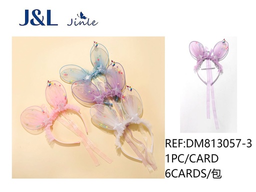 [DM813057-3] Diadema infantil con orejas de conejo - Accesorio para niñas