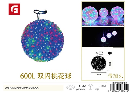 [138290102] Luz de Navidad en forma de bola - Iluminación navideña