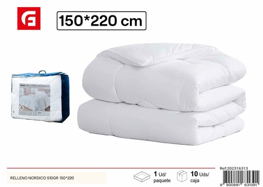 [202316313] Relleno nórdico 510gr 150*220 - Ropa de cama