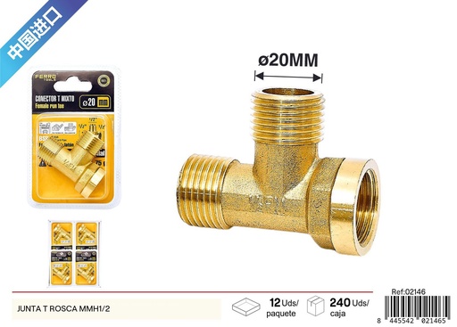 [02146] Junta T rosca ½ - Accesorios de fontanería