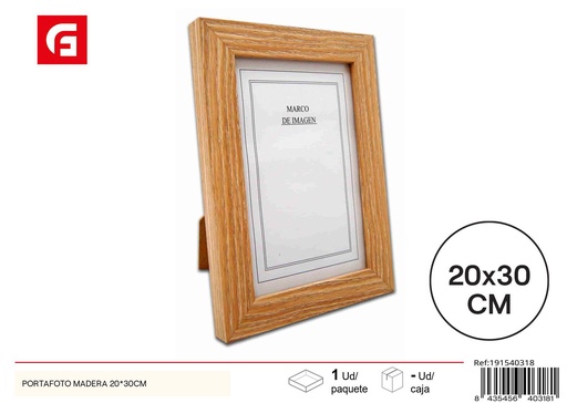 [191540318] Portafoto de madera 20*30 cm - Arte de pared con fotos