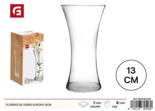 [180630548] Florero de vidrio Europa 13 cm - Decoración y floristería