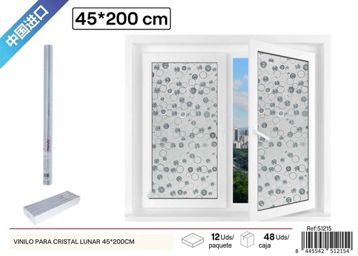 [51215] Vinilo para Cristal Lunar 45x200 cm - Decoración moderna