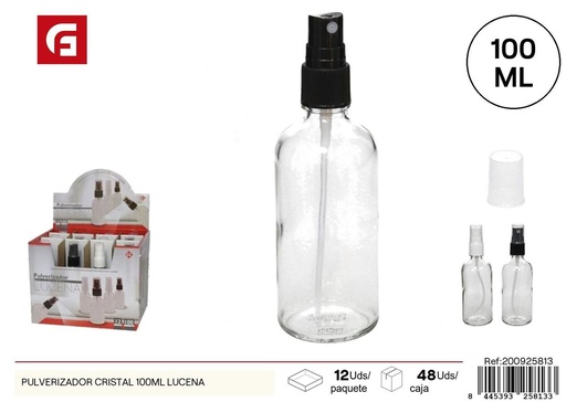 [200925813] Pulverizador cristal 100ml Lucena - Utensilios de cocina