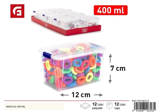 [120140313] Mini caja 400 ml - Almacenamiento pequeño