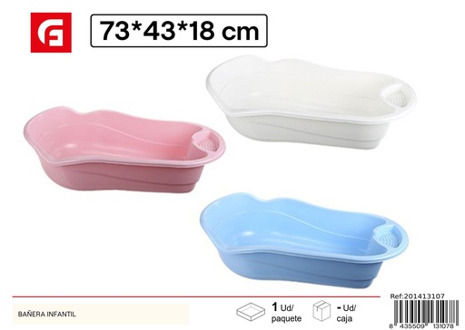 [201413107] Bañera infantil 73 x 43 x 18 cm - Productos para bebés y cuidado infantil