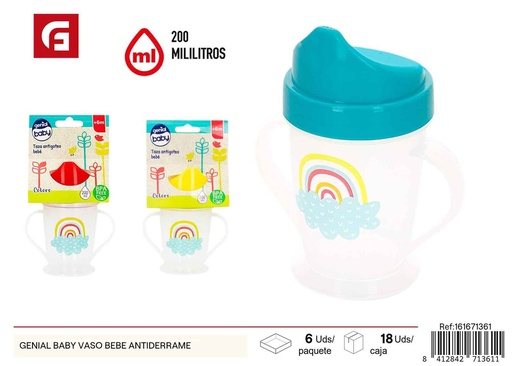 [161671361] Vaso bebé antiderrame Genial Baby - Artículos infantiles