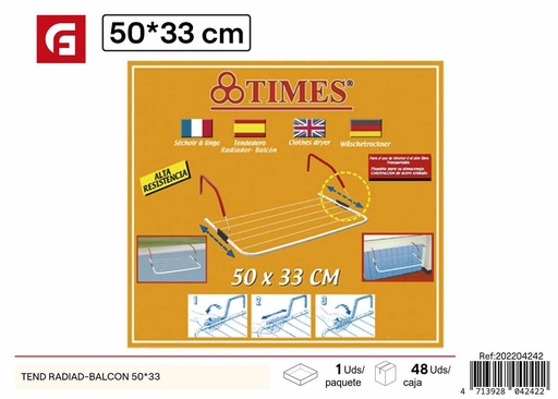 [202204242] Tendedero radiado-balcon 50x33 - Productos de limpieza