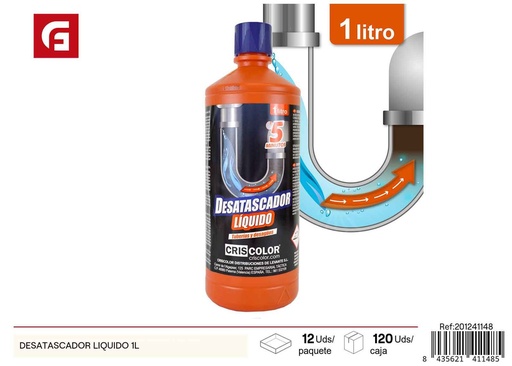 [201241148] Desatascador líquido 1L - Productos de limpieza