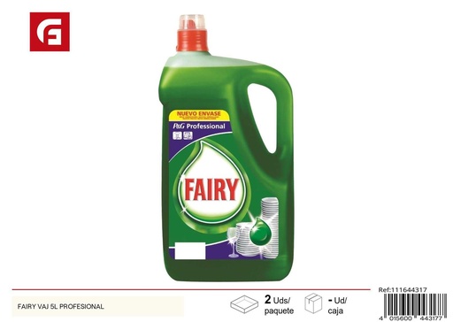 [111644317] Líquido lavavajillas Fairy 5L profesional - Limpieza