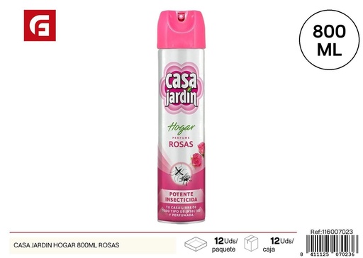 [116007023] Insecticida casa jardín 800ml rosas - Limpieza y cuidado del hogar