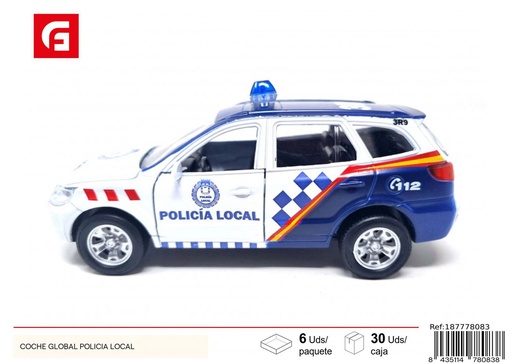 [187778083] Coche de juguete policía local - Juguetes para niños