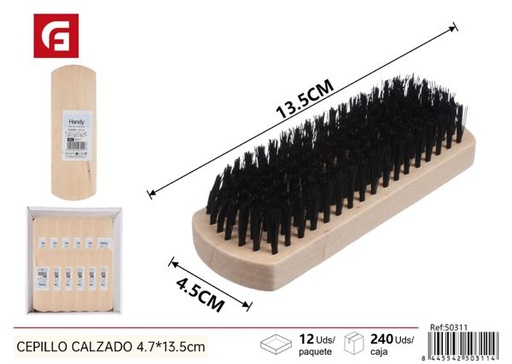 [50311] Cepillo para Calzado 4.7x13.5 cm - Accesorios de cuidado del calzado