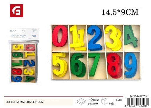 [104432703] Set de letras de madera 14.5x9 cm - Manualidades y decoración