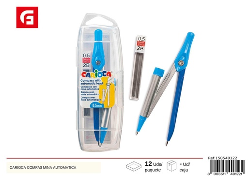 [150540122] Compás automático Carioca - Material escolar y útiles de dibujo