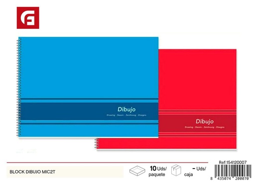 [154120007] Block de dibujo MIC2T - Material escolar