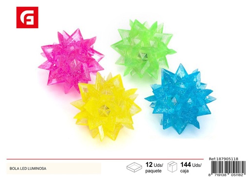 [187905118] Bola LED luminosa - Juguetes para mascotas