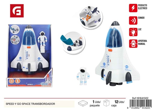 [161641322] Transbordador espacial Speed y Go - Nave espacial de juguete