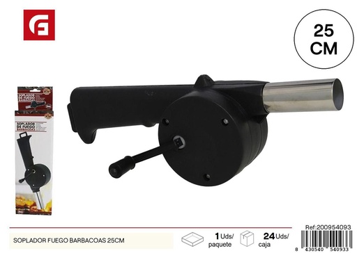 [200954093] Soplador para fuegos de barbacoas de 25cm - Utensilios para barbacoas