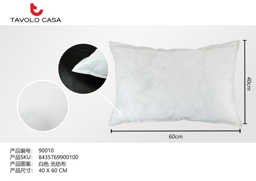 [T=90010] Relleno de cojín TNT 40x60cm - Almohadas para sofá y cama