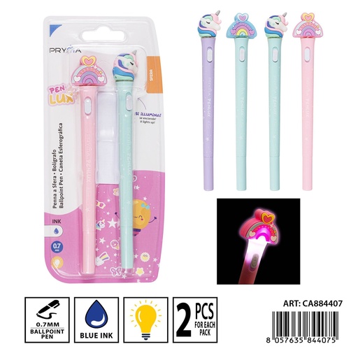 [0234411] Bolígrafo iluminante 0.7mm - Bolígrafo divertido y creativo