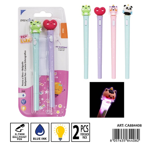 [0234412] Bolígrafo iluminante 0.7mm - Estilográfica para la diversión