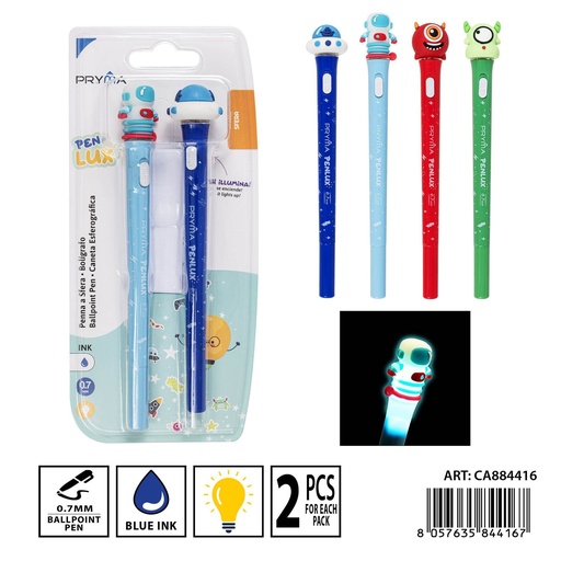 [0234419] Bolígrafo iluminante 0.7mm - Estilográfica brillante para manualidades