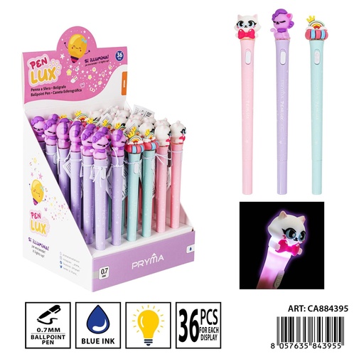 [0234420] Bolígrafo iluminador 0.7mm - Bolígrafo de colores iluminados