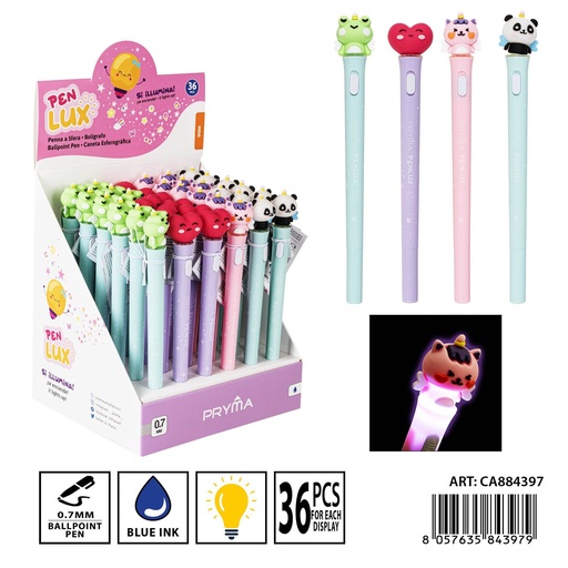 [0234422] Bolígrafo iluminador 0.7mm - Bolígrafo de fantasía y color