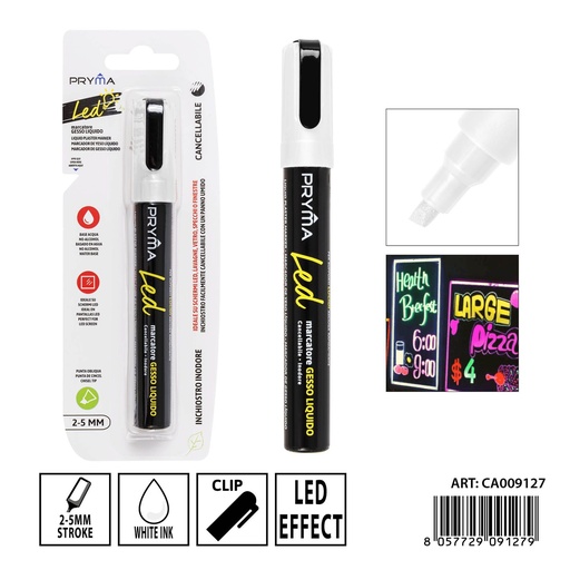 [0237134] Ratador de tiza líquida 2mm blanco - Utensilios de escritura y oficina