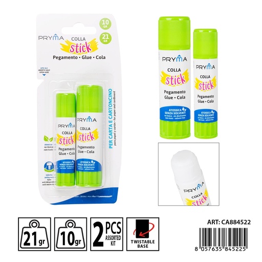[0234839] Pegamento en barra 21 g + 10 g (2 piezas) - Material de papelería en barra