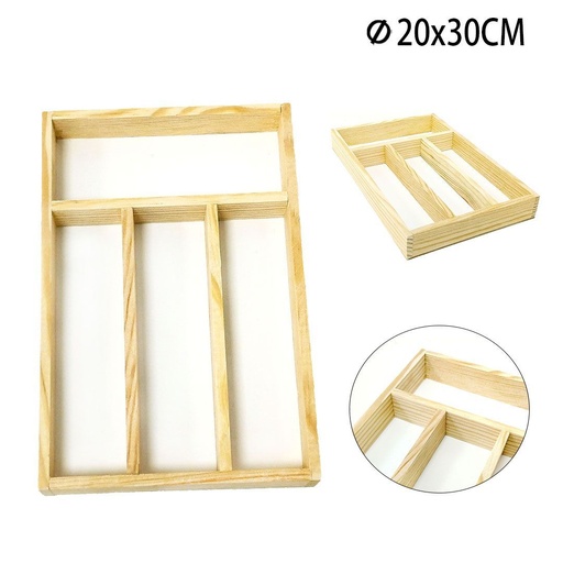 [A000031] Organizador de cubiertos 20x30 cm - Accesorios de cocina y almacenamiento