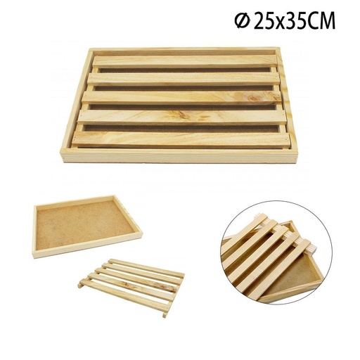 [A000034] Tabla para cortar pan 25x35 cm - Accesorios de cocina